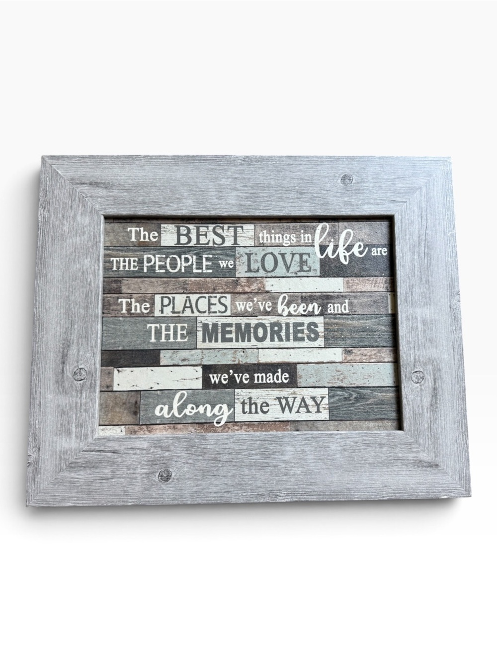 The Best Things in Life – Inspirational Framed Wall Art